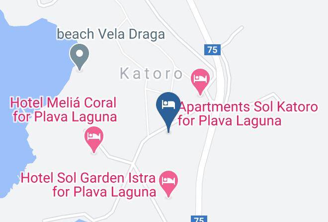 Residence Sol Garden Istra For Plava Laguna Map