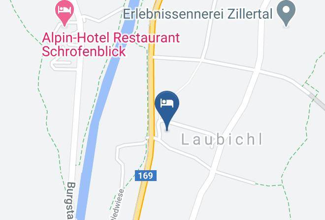 Schwaz - Ferienwohnungen Sonnenschein Mayrhofen Zillertal Maps