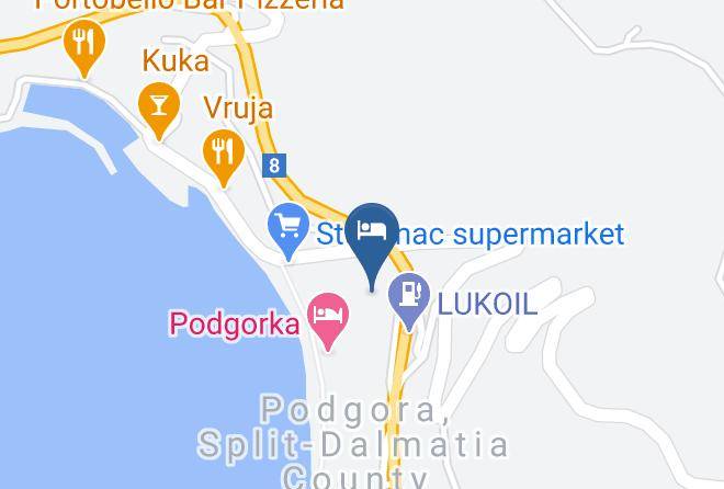 Apartments Sun & Sea Map - Split Dalmatia - Podgora