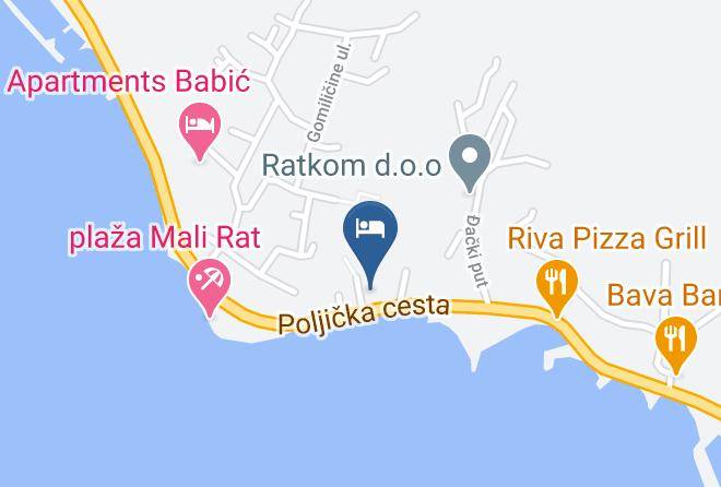 Apartments U2adria Map - Split Dalmatia - Dugi Rat