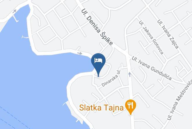 Zadar - Kavana Sfinga Maps