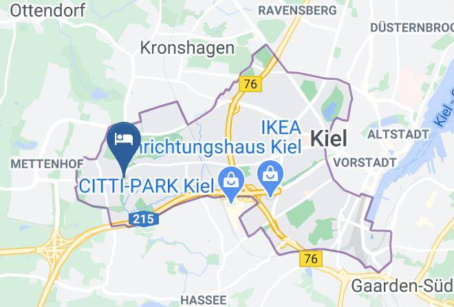 Kiel - Hotel Birke Maps