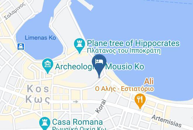 Kos - Apellis Hotel Ae Maps
