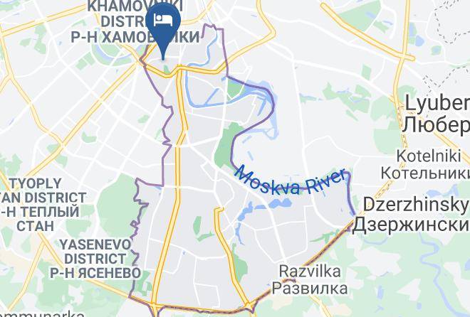 Moscow - Apelsin Hotel On Tulskaya Maps