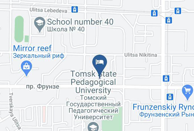 Tomsk - Apelsin Hotel Maps