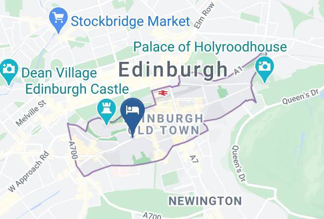 Edinburgh City - Apex City Of Edinburgh Hotel Maps