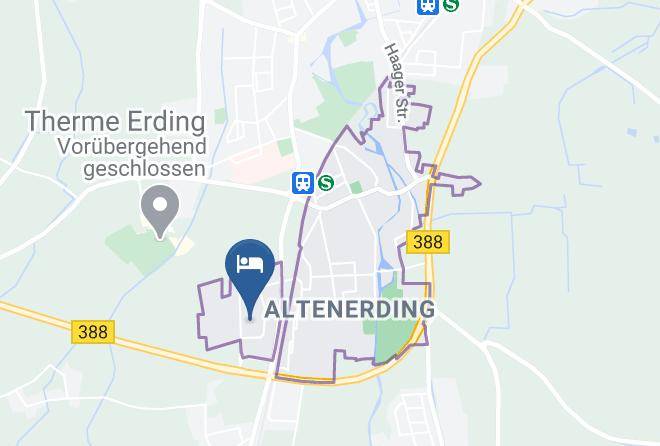 Erding - Hotel Apfelbaum Maps
