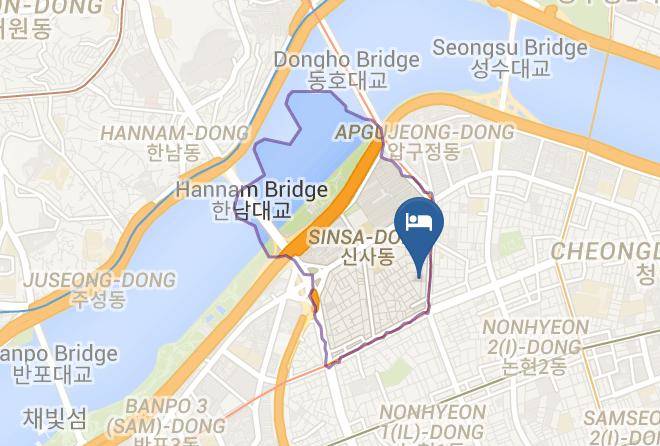 Gangnamgu - Apgujeong Residence Maps