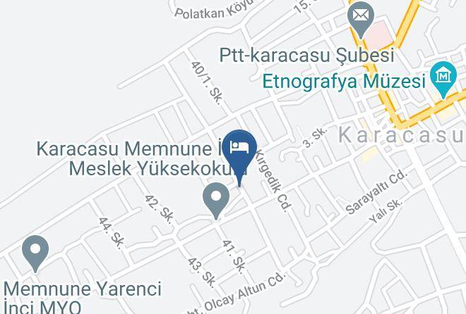 Karacasu - Aphrodisias Dandalos Hotel Maps