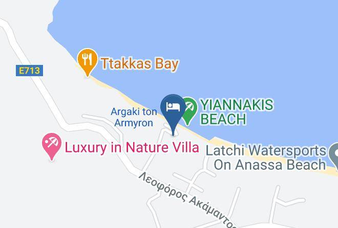 Cyprus - Aphrodite Beach Hotel Maps