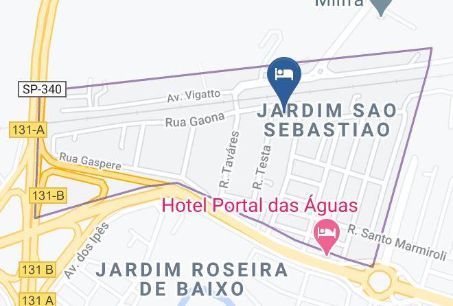 Jaguariuna - Apice Motel Maps