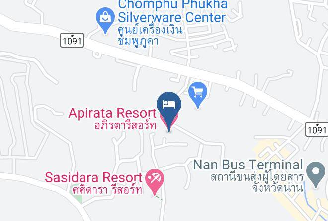 Amphoe Mueang Nan - Apirata Resort Maps