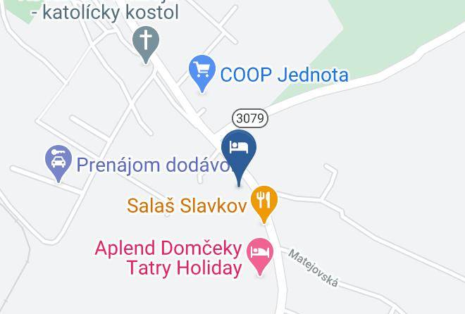 Poprad - Aplend Chaty Deluxe Tatry Holiday Maps