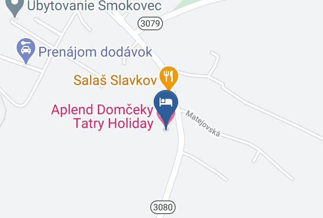 Poprad - Aplend Domceky Tatry Holiday Maps