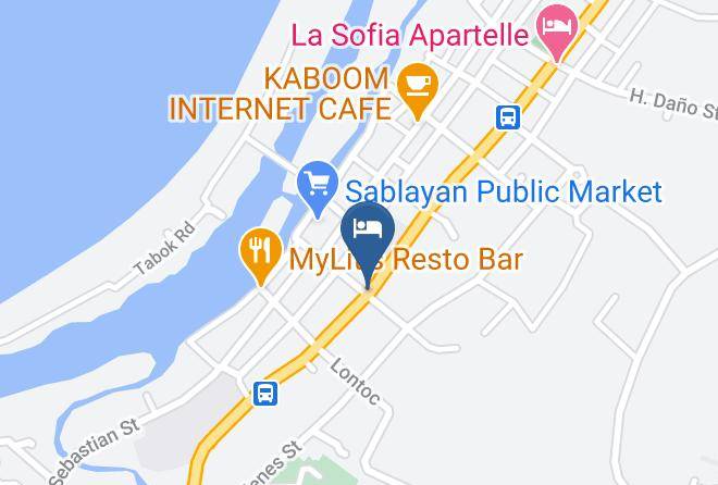 Occidental Mindoro - Apo Reef Travellers Hotel Maps