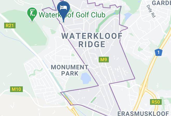 City Of Tshwane - Apogee Boutique Hotel & Spa Maps