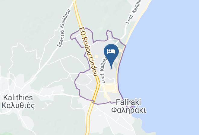 Dodecanese - Apollo Beach Hotel Maps