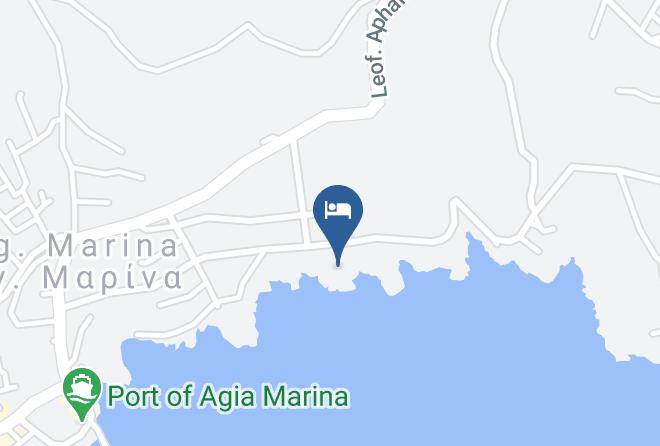 Apollo Hotel Aegina Map