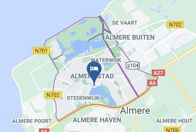 Almere - Leonardo Hotel Almere City Centre Maps
