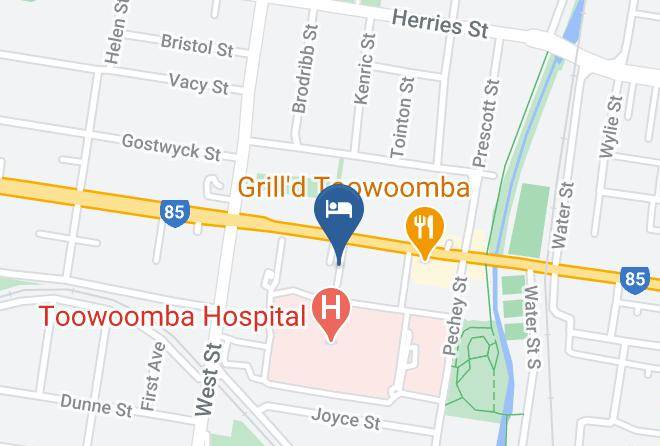 Toowoomba - Apollo Lodge Maps