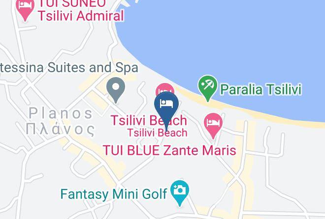 Zakinthos - Apollon Hotel Maps