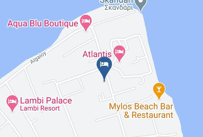 Kos - Apollon Hotel Maps