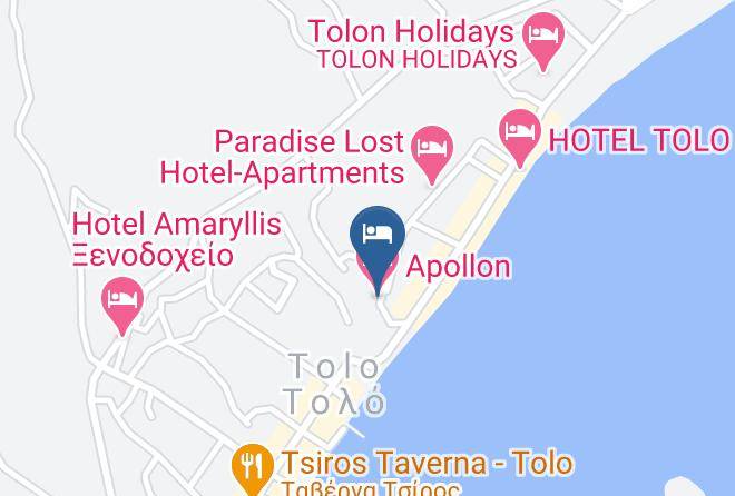 Apollon Hotel Map
