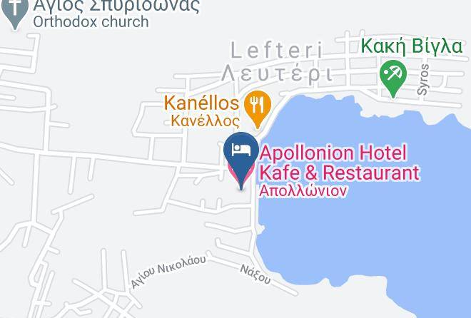 Perifereiaki Enotita Nison - Apollonion Hotel Kafe & Restaurant Maps