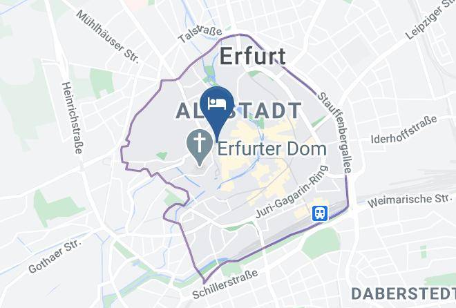 Erfurt - Hotel Pension Markthof Am Dom Maps
