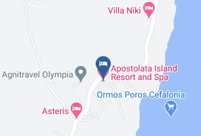 Kefallinia - Apostolata Island Resort And Spa Maps