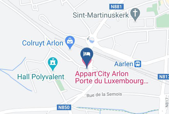 Luxemburg Province - Appart'city Arlon Porte Du Luxembourg Appart Hotel Maps