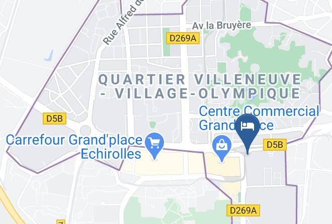 Isere - Zenitude Hotel Residences Grenoble Alp'expo Maps