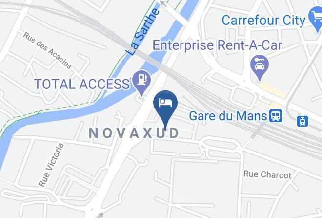 Zenitude Hotel Residences Le Mans Novaxis Map