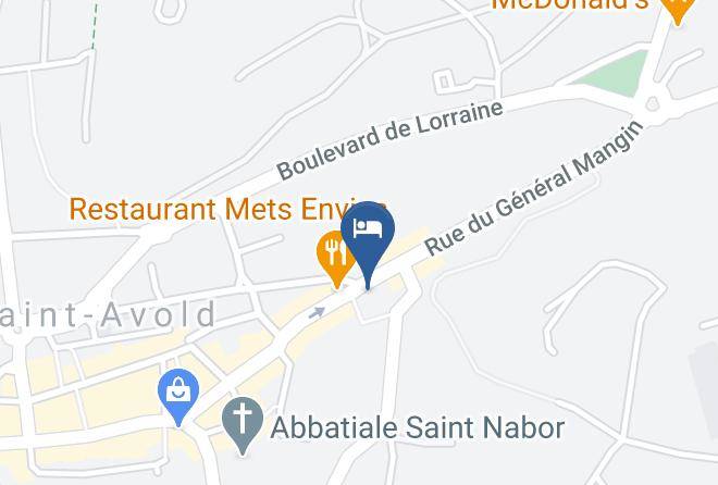 Moselle - Residence Senior St Avold 7eme Art Maps