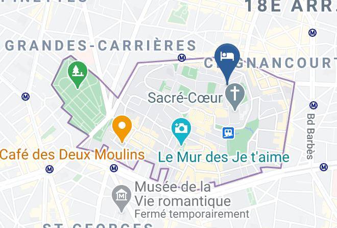 Paris - Appart'hotel Odalys City Montmartre Maps