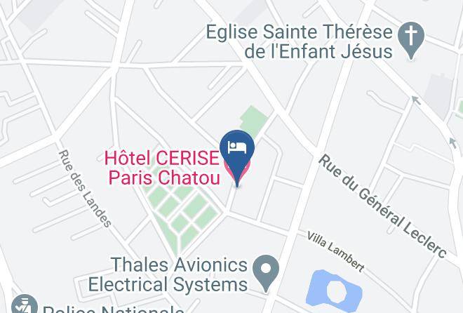 Yvelines - Hotel Cerise Paris Chatou Maps