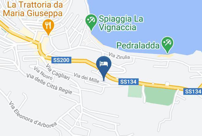 Sassari - B&b Da Caddalina Maps