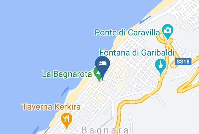 Reggio Di Calabria - Albergo Delle Rose Di Princi Maria Antonia Maps