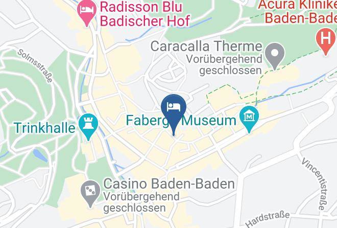 Baden Baden - Suitenhotel Dependance Laterne Maps