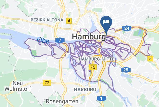 Appartementhotel Hamburg Mitte Map