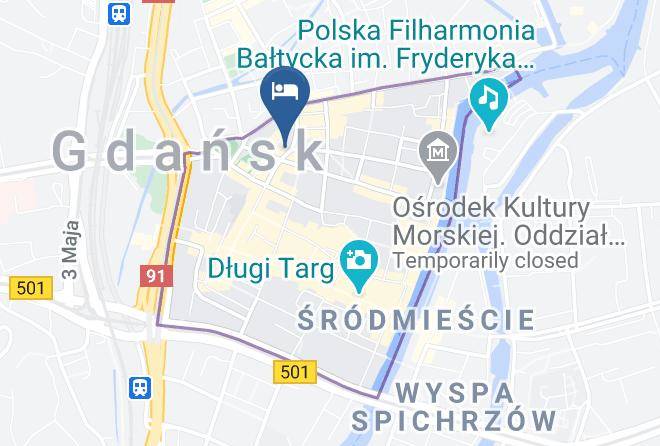 Gdansk - Pokoje Na Panskiej 9 Maps