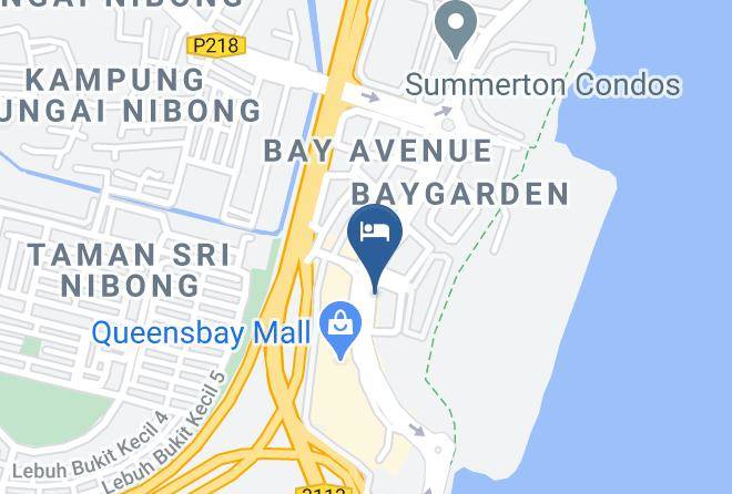 Mukim 12 Bayan Lepas - Apple 1 Hotel Queensbay Maps