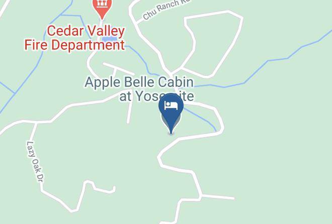 Madera - Apple Belle Cabin At Yosemite Maps