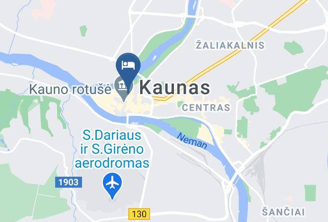 Kaunas - Apple Economy Hotel Maps