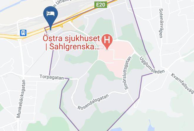 Apple Hotel & Konferens Goteborg Map