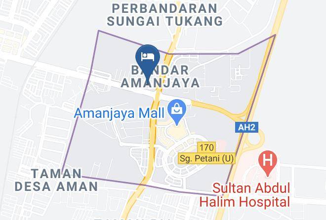 Kuala Muda District - Amanjaya Hotel Maps