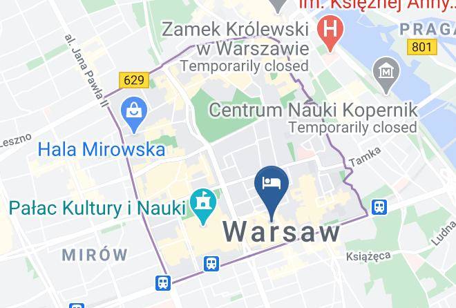 Warsaw - Apple Inn Maps