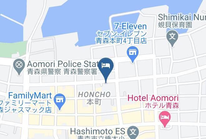 Aomori City - Apple Palace Aomori Maps