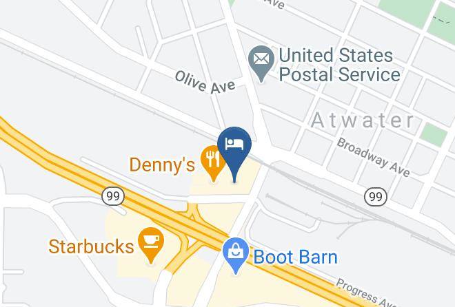 Merced - Applegate Inn Maps