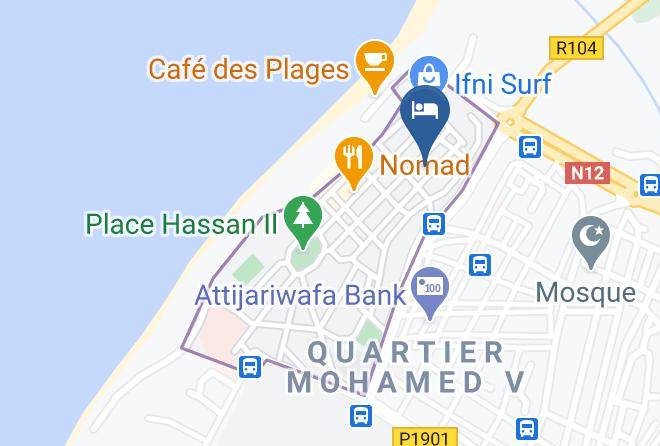 Guelmim Es Semara - Apprt Malika Maps